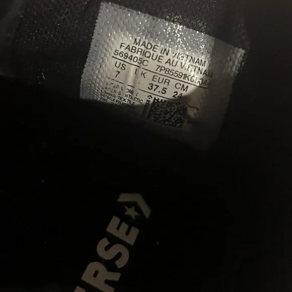 Women's Converse Chuck Taylor All Star Shimmer Madison Sneakers Size 7 - Picture 11 of 11